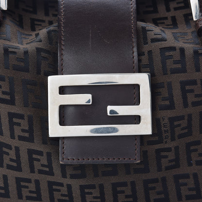 Fendi Zucchino Small Shoulder Bag Tobacco 9 of 11