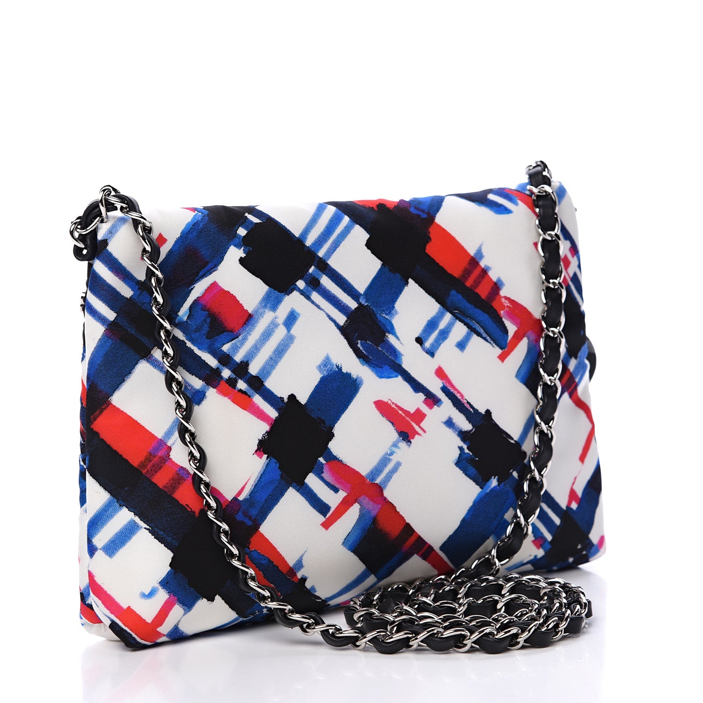 Canvas Printed Airline Crossbody Bag Multicolor