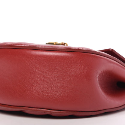 Chloe Calfskin Quilted Mini Drew Bijou Shoulder Bag Dahlia Red 8 of 10