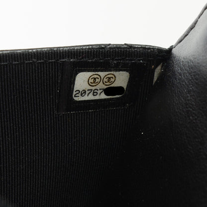 Chanel Lambskin Quilted Wallet On Chain WOC Black 8 of 8