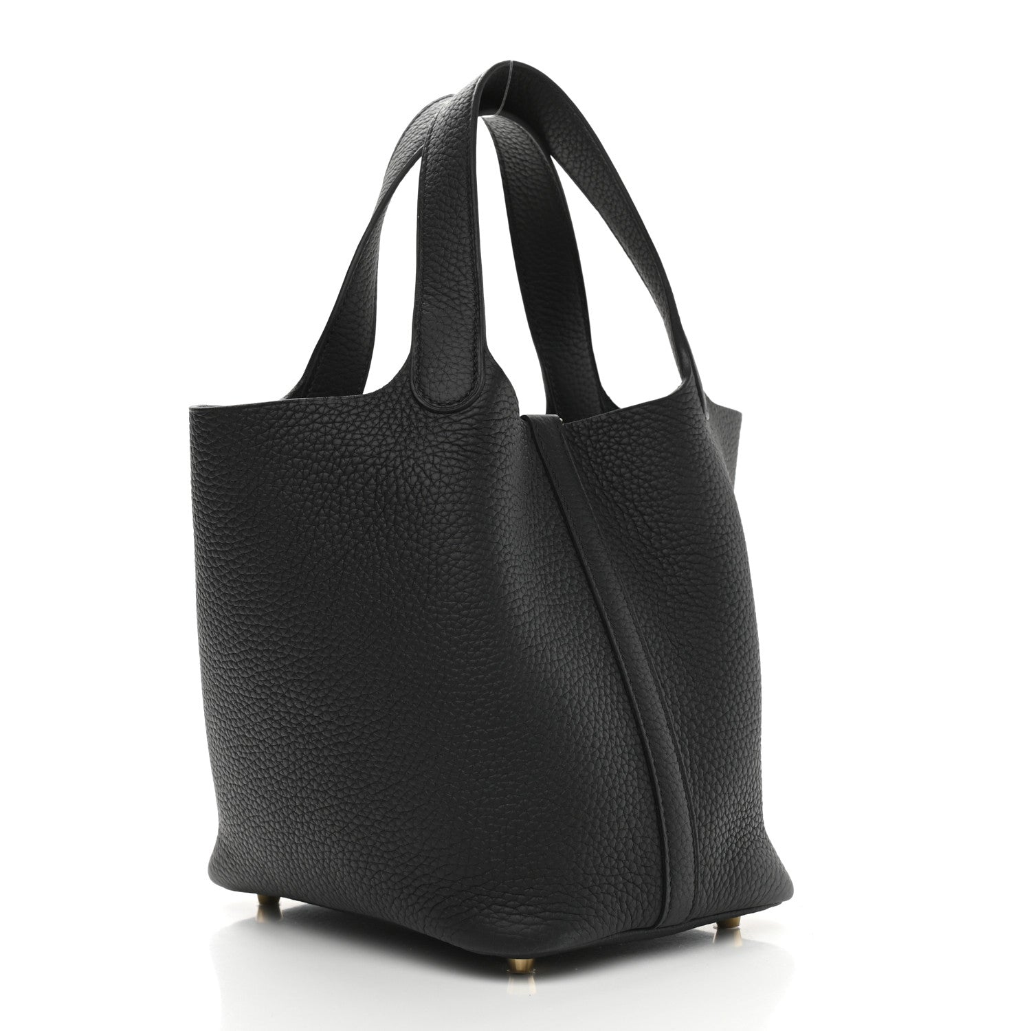 Hermes Taurillon Clemence Picotin Lock 18 PM Black 3 of 9