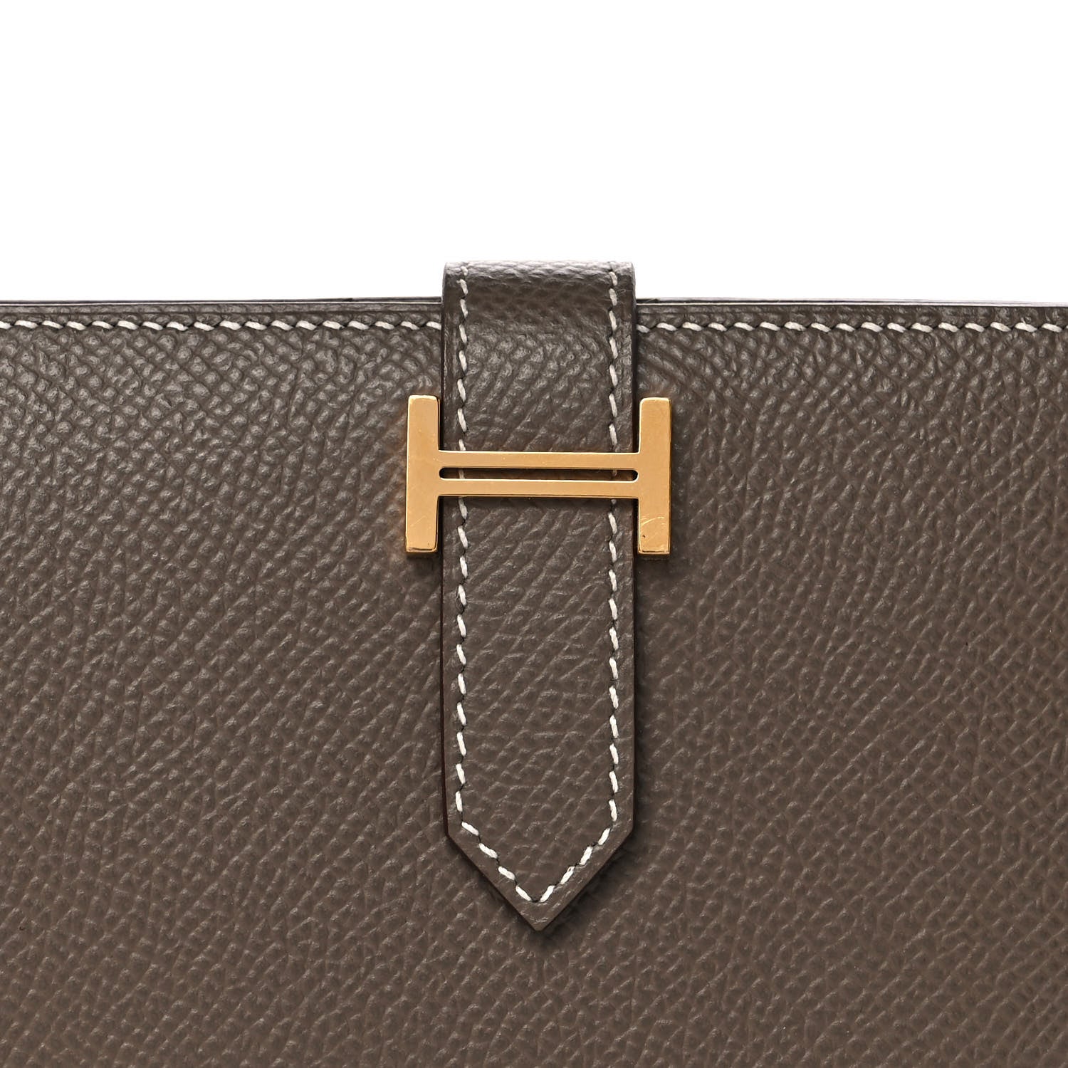 Hermes Epsom Bearn Compact Wallet Etoupe 5 of 12