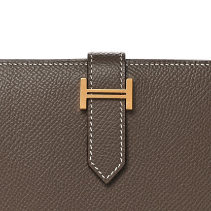 Hermes Epsom Bearn Compact Wallet Etoupe 5 of 12