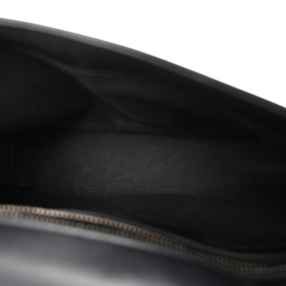 Gucci Calfskin Matelasse Monochrome Small GG Marmont Shoulder Bag Black 5 of 10