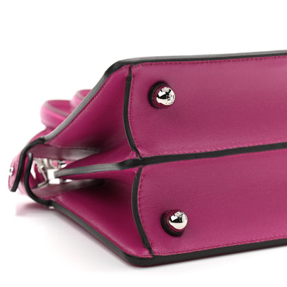 Fendi Shiny Nappa Petite Peekaboo I SEE U Satchel Magenta 8 of 9