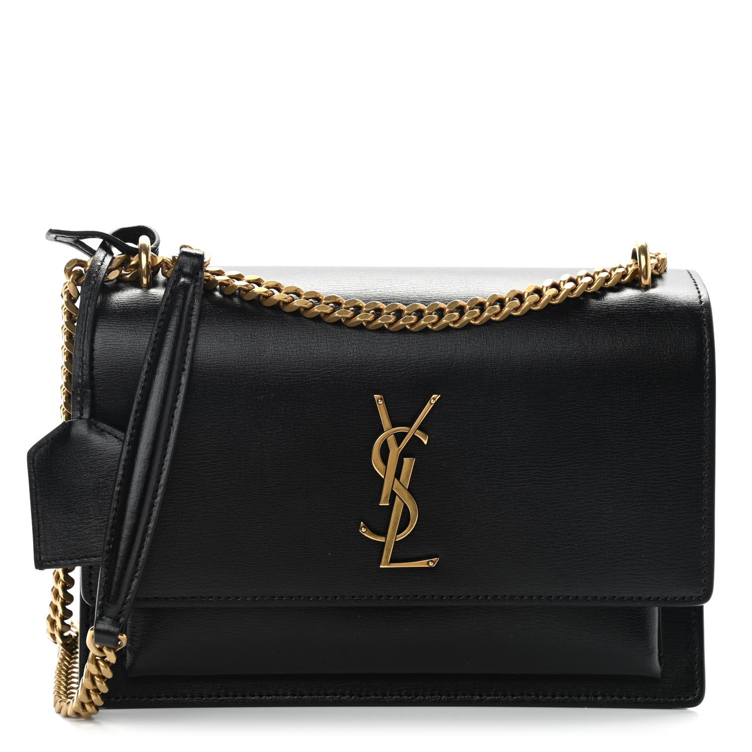 Saint Laurent Calfskin Medium Monogram Sunset Black 1 of 11