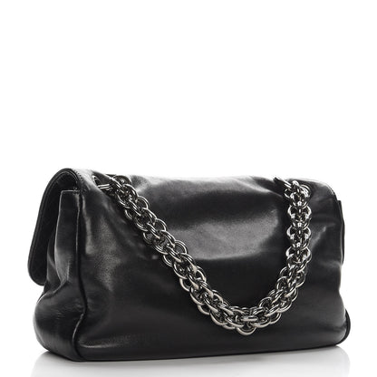 Chanel Lambskin Medium Soft and Chain Flap Black 3 of 11