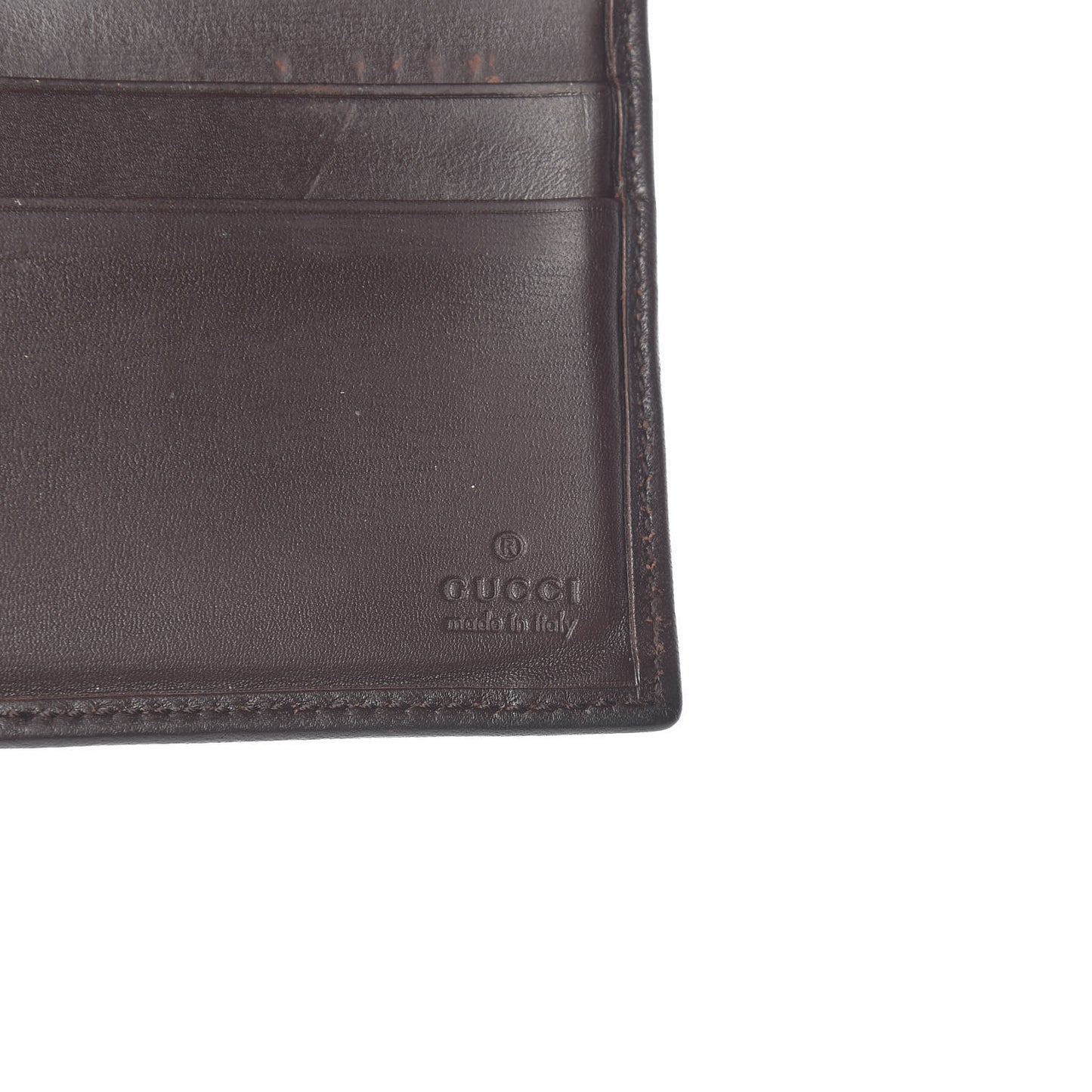 Monogram Web Bi-Fold Wallet Dark Brown