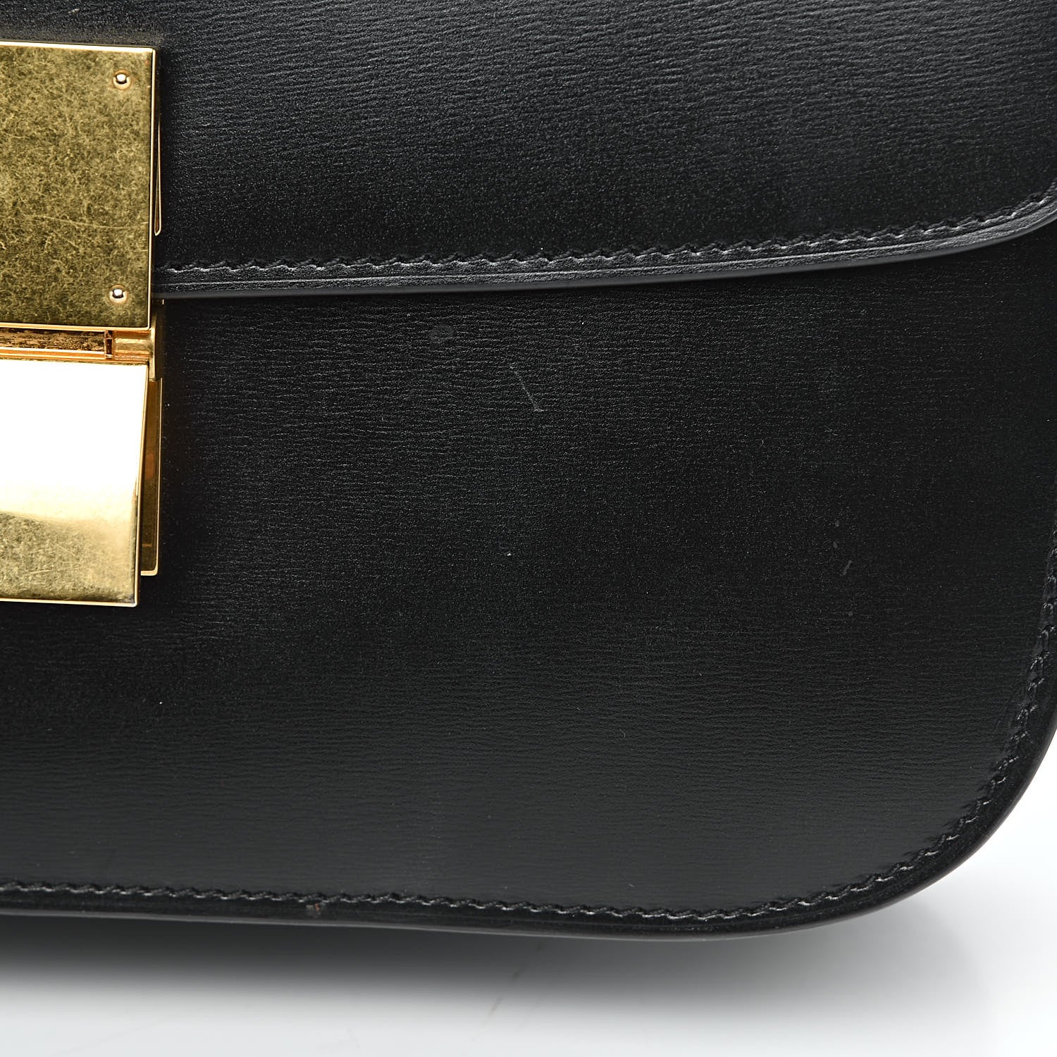 Celine Box Calfskin Medium Classic Box Flap Bag Black 13 of 17