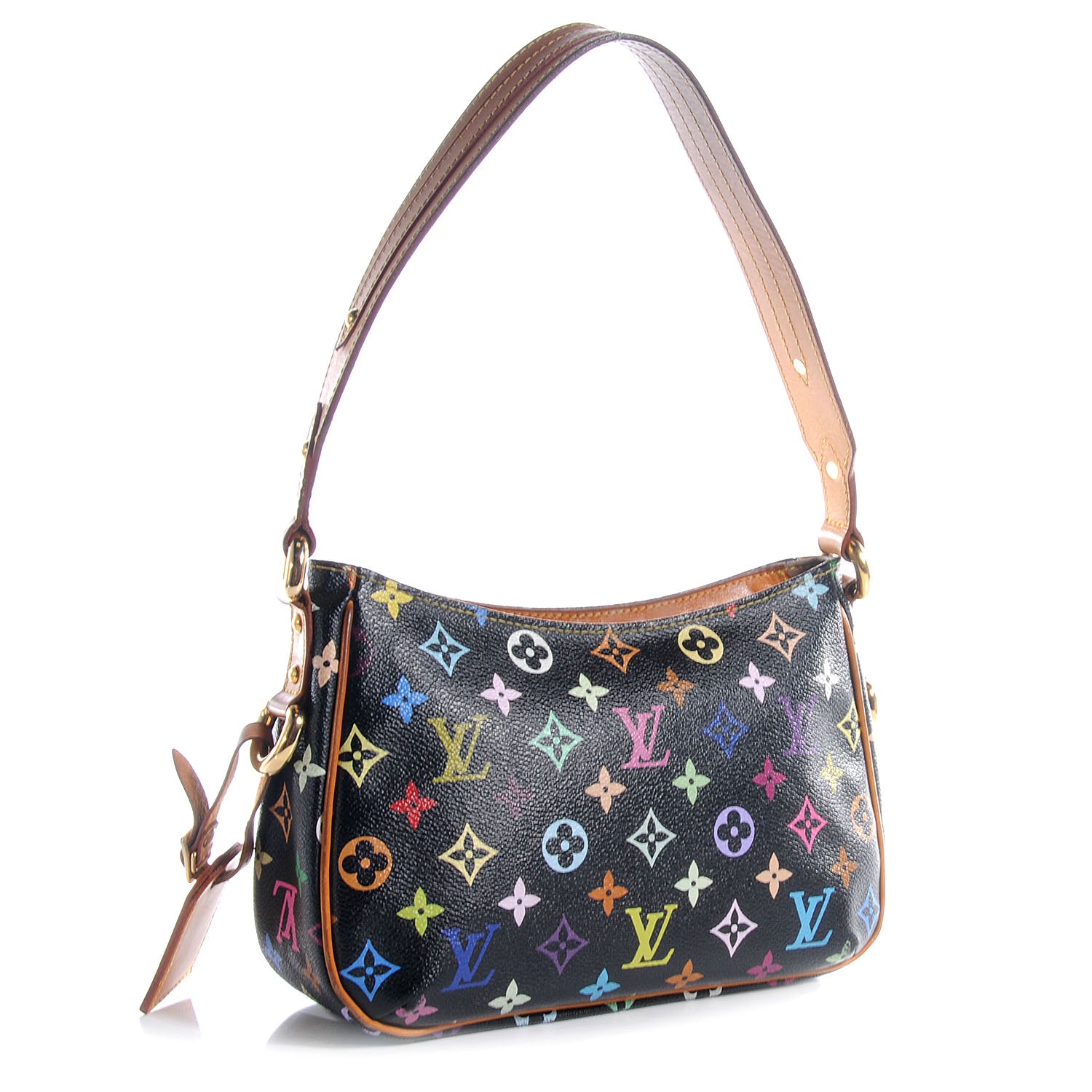 Louis Vuitton Monogram Multicolor Lodge PM Black 3 of 7
