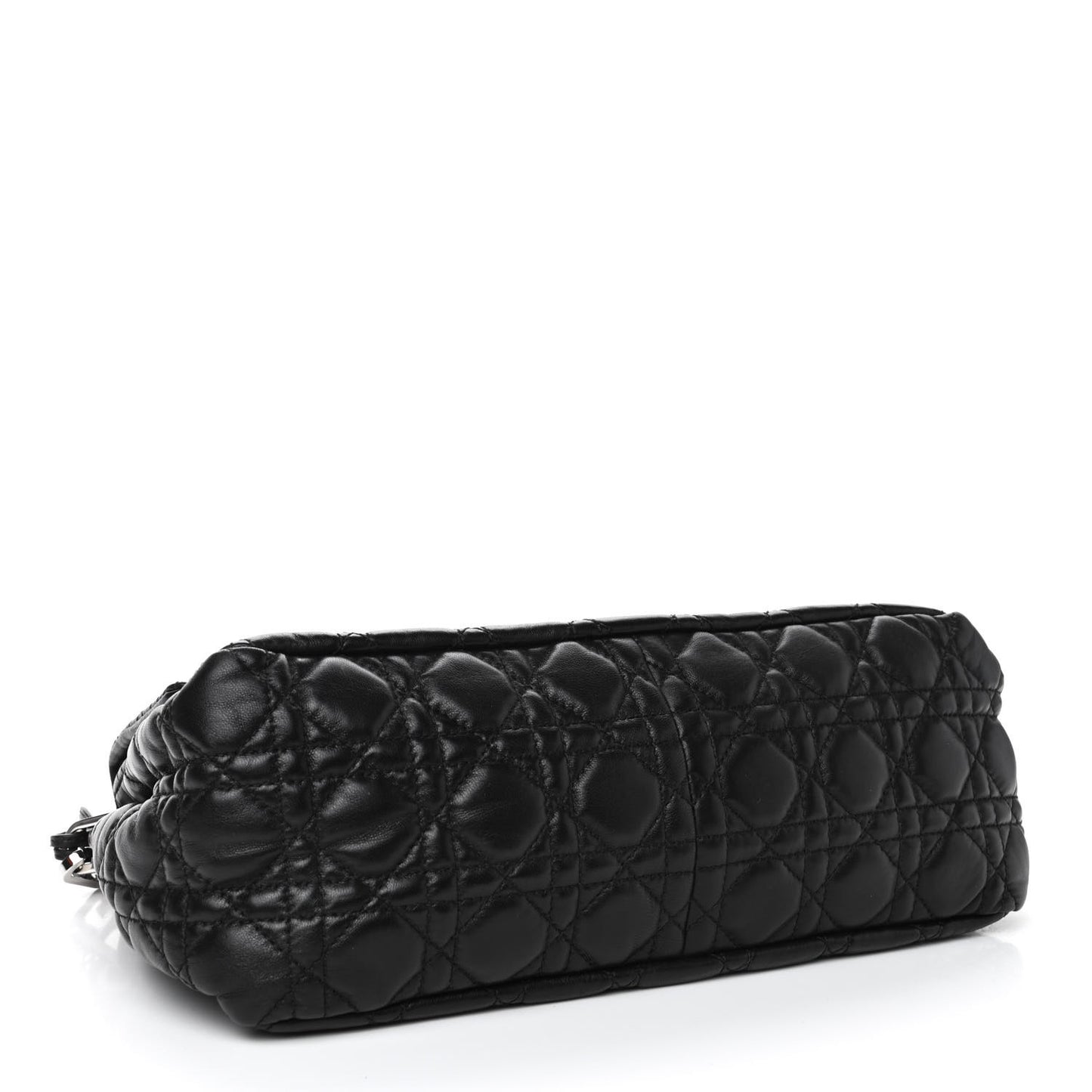 Lambskin Cannage Large Miss Dior Flap Black