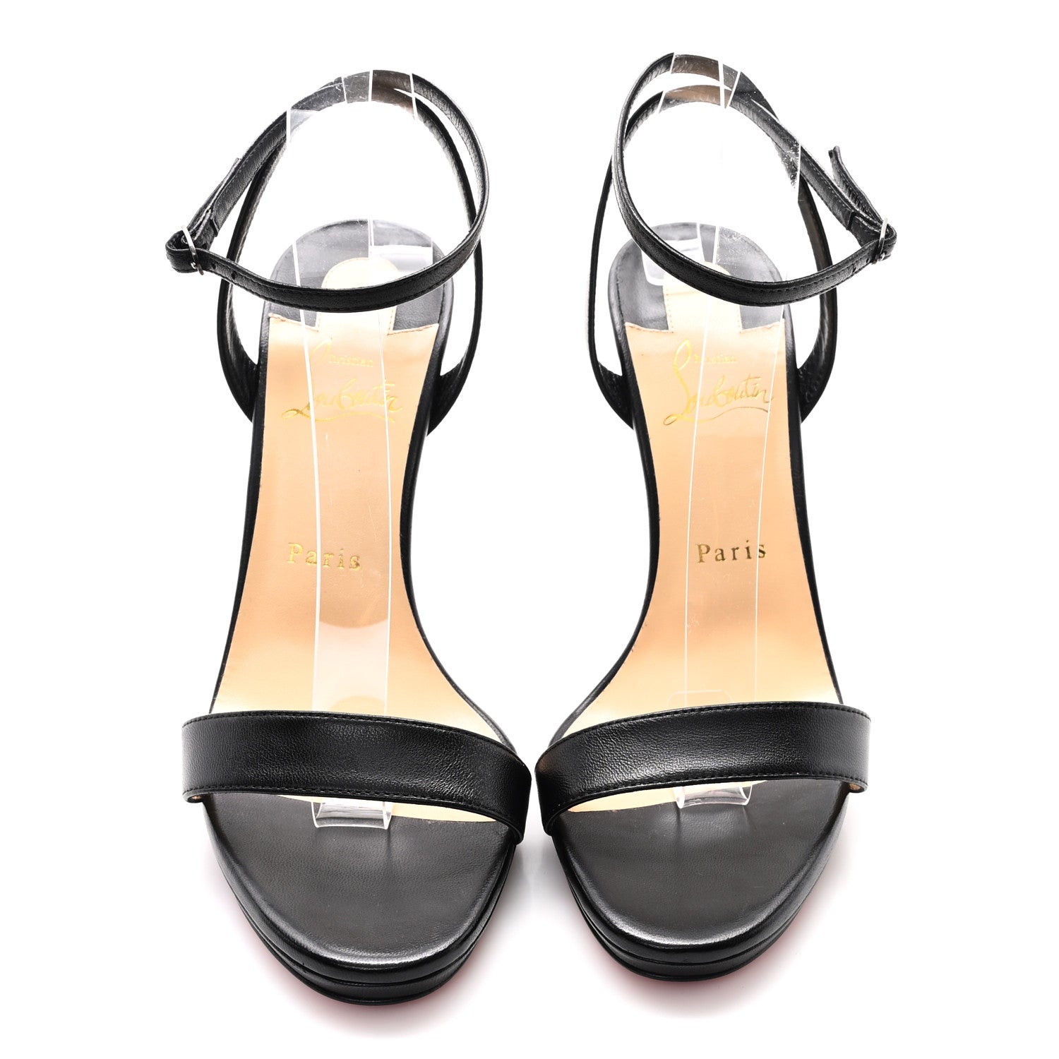 Christian Louboutin Nappa Loubi Queen 120 Pumps 39 Black 3 of 8