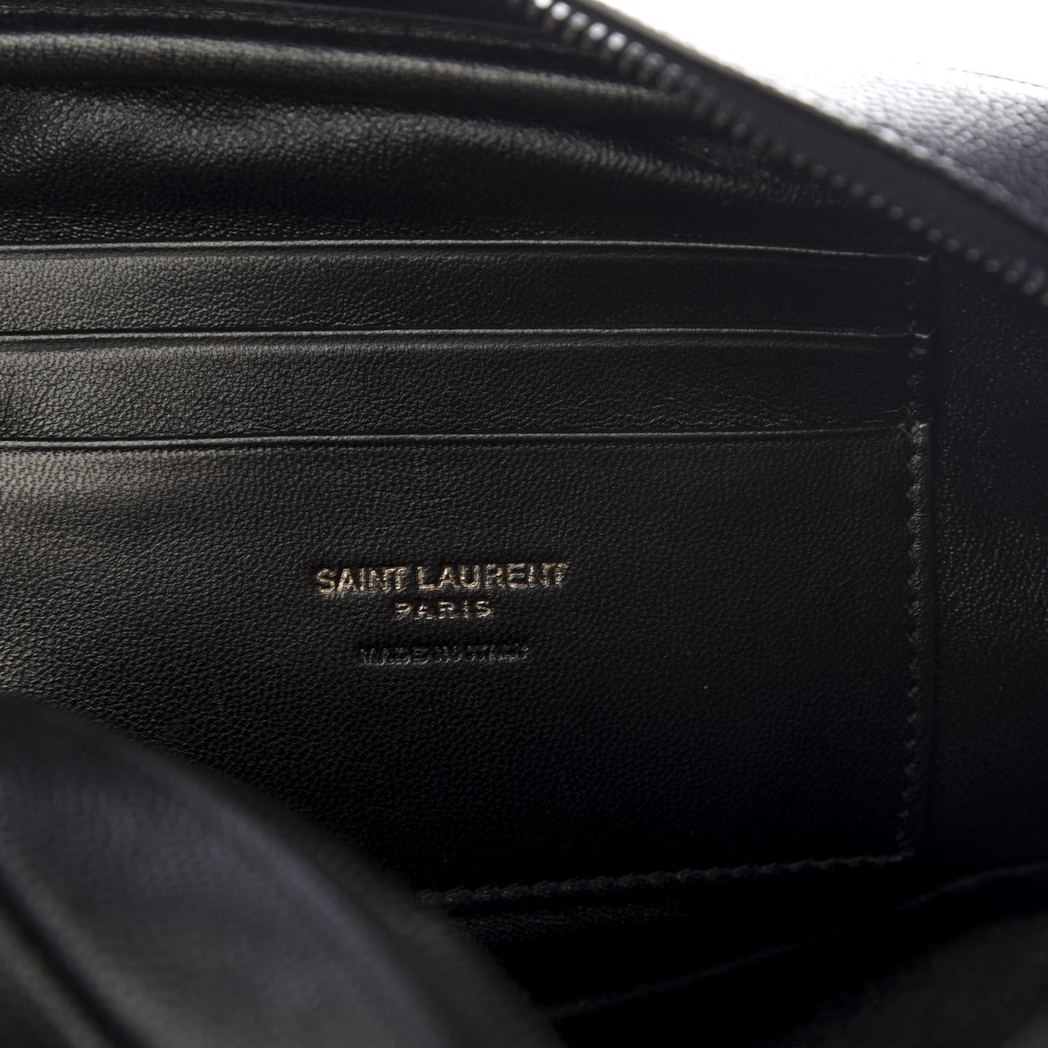 Saint Laurent Grain De Poudre Matelasse Monogram Mini Lou Camera Bag Black 8 of 9