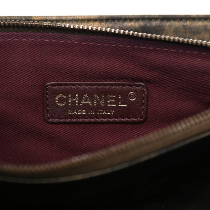 Chanel Calfskin Quilted Chain CC Chain Clutch Argent Fonce 6 of 14