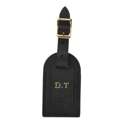 Louis Vuitton Taurillon Luggage Tag Black 1 of 4