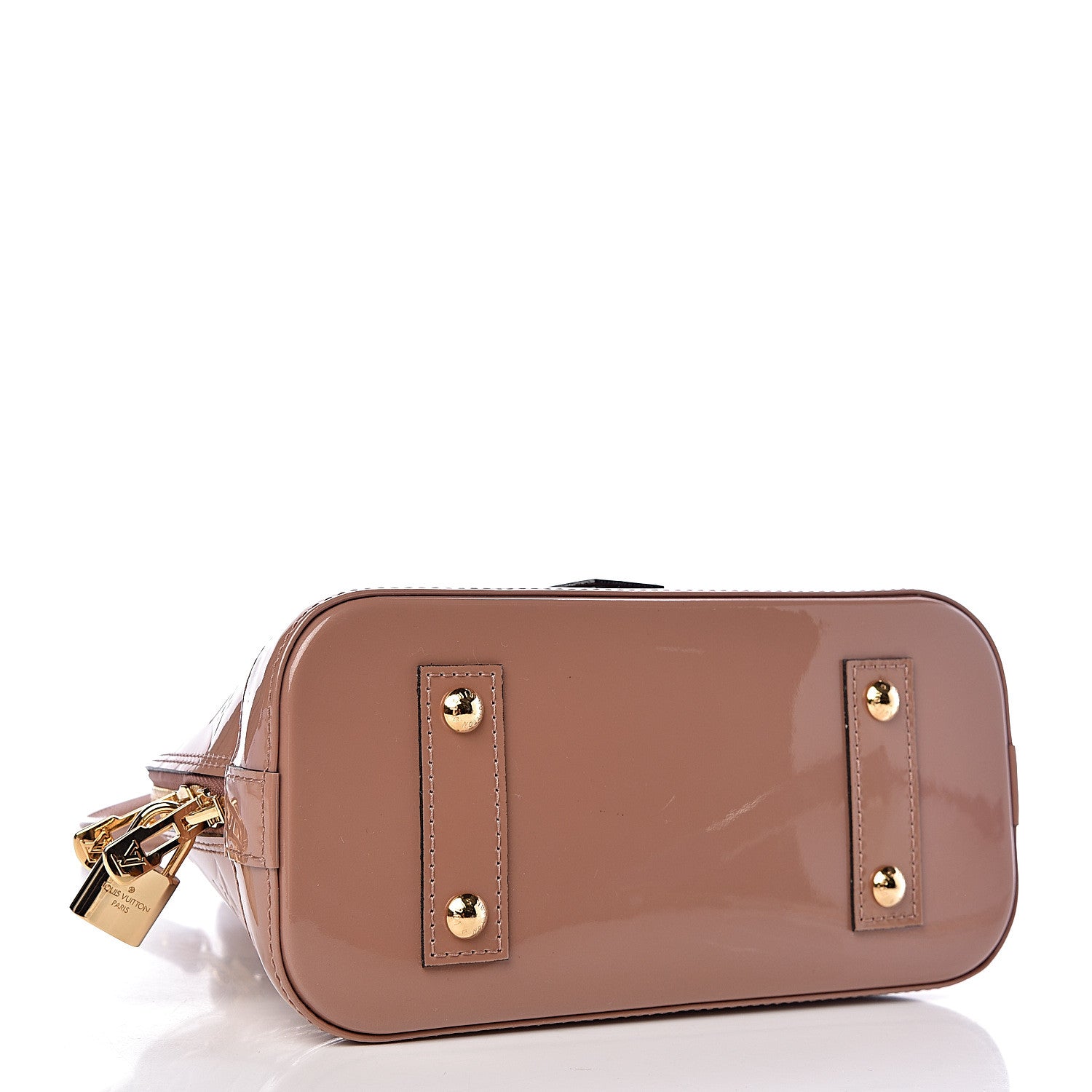 Louis Vuitton Vernis Alma BB Rose Velours 4 of 10