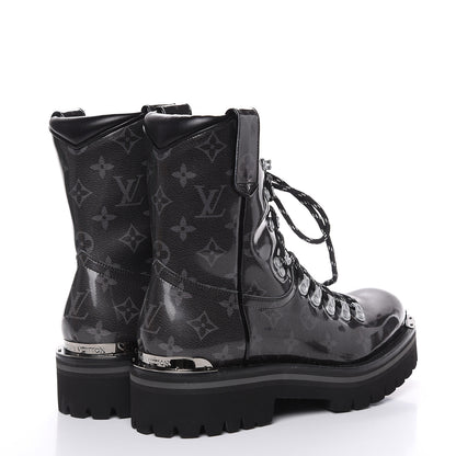 Louis Vuitton Monogram Eclipse Glaze Mens Outland Ankle Boots 7 4 of 8