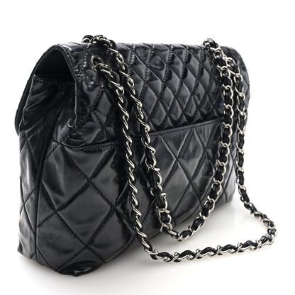 Chanel Vinyl Quilted In the Business Flap Bag Black 3 of 10