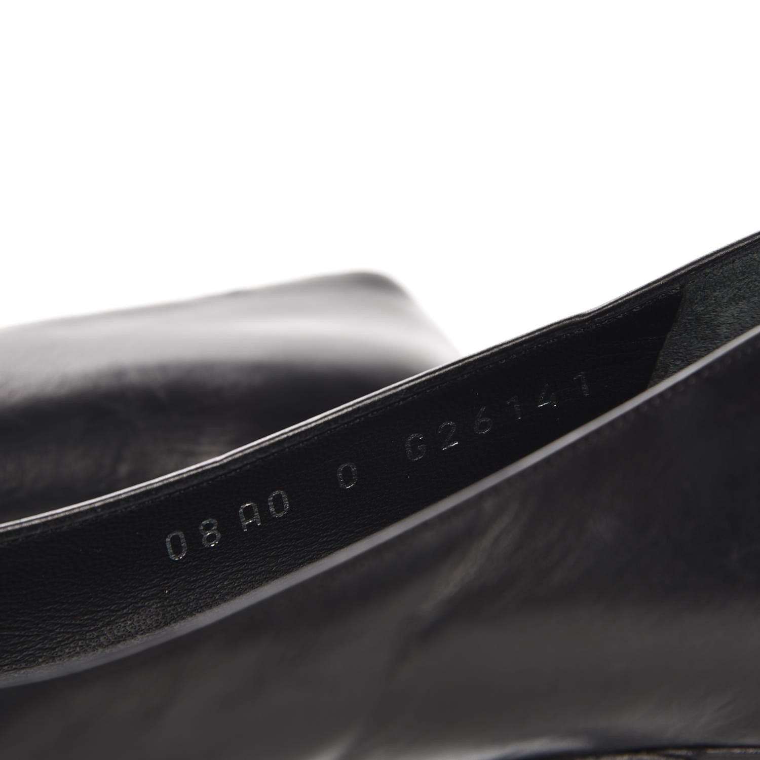 Chanel Calfskin Metal Cap Toe CC Pumps 38 Black 8 of 10