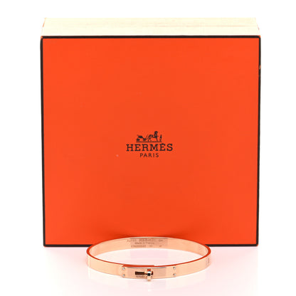 Hermes 18K Rose Gold Diamond PM Kelly Bracelet SH 5 of 5