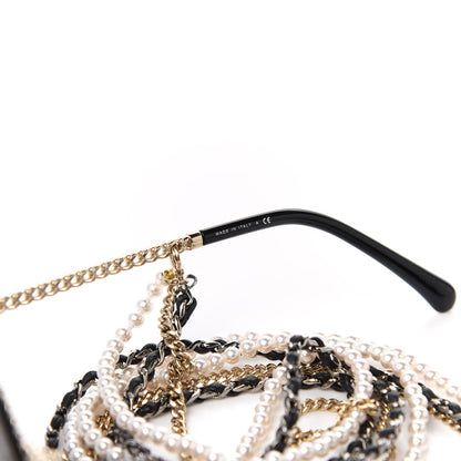 Chanel Round Chain Sunglasses 4245 Gold 6 of 6