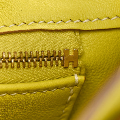 Hermes Swift Birkin 25 Lime 22 of 40
