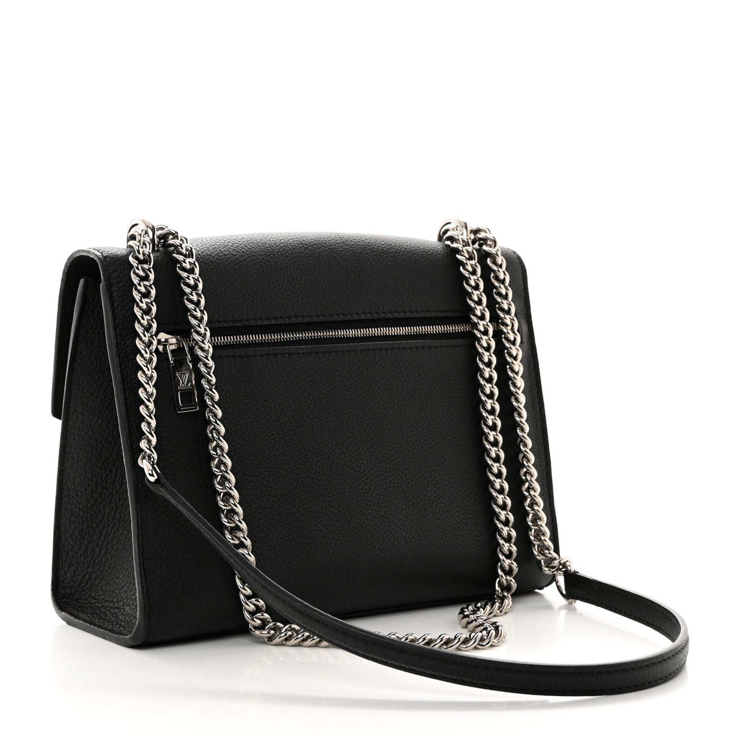 Soft Calfskin My Lockme Chain Bag BB Black