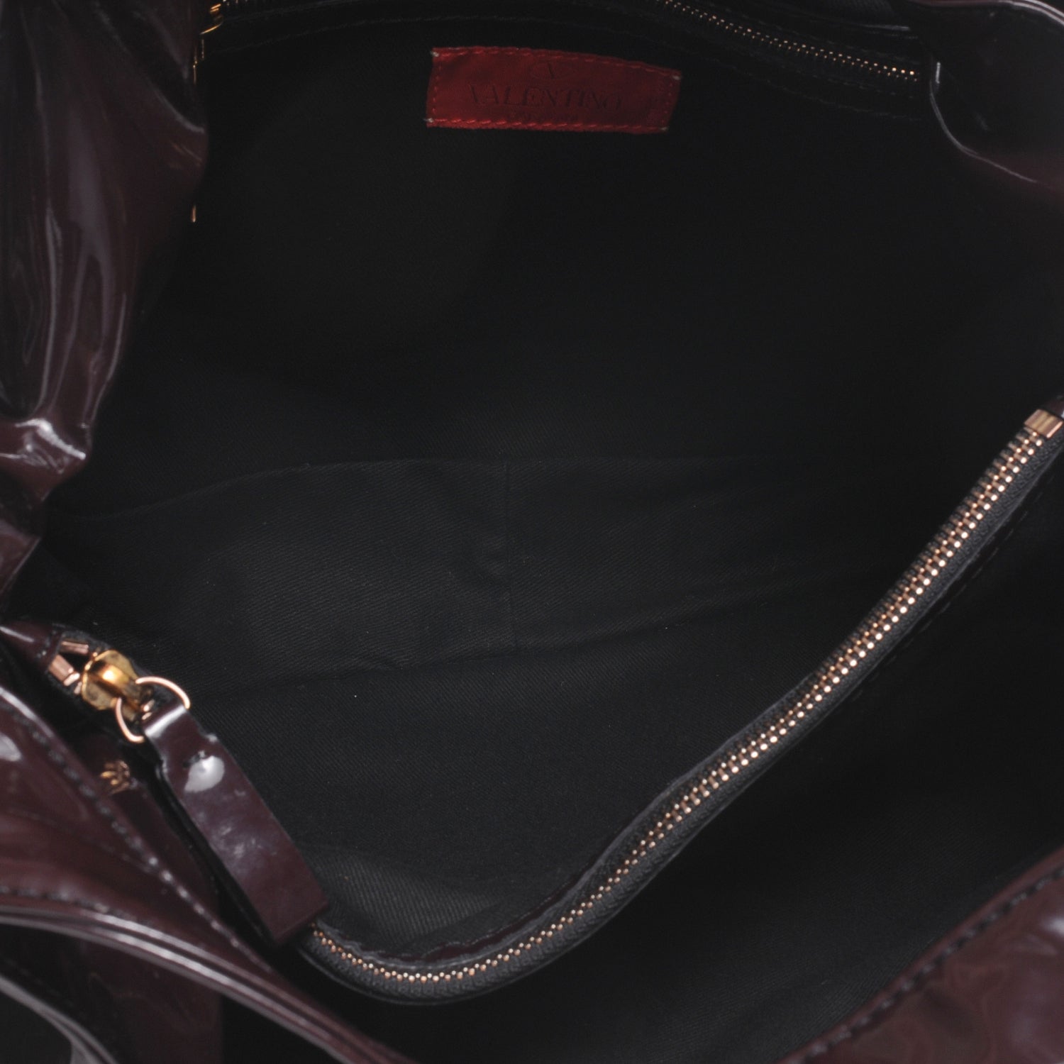 Valentino Garavani Patent Lacca Small Nuage Hobo Purple 5 of 7