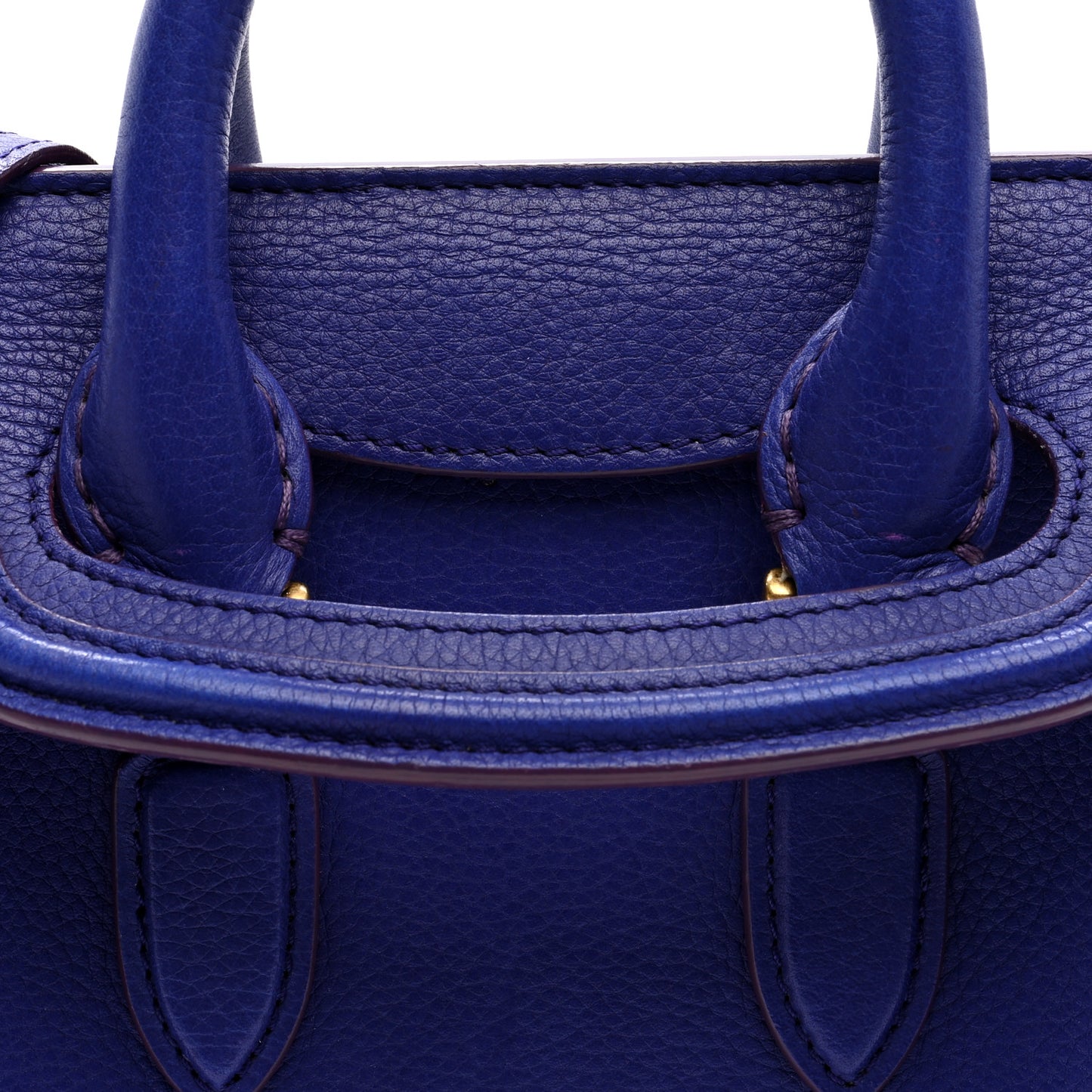 Grain Calfskin Mini Heroine Purple