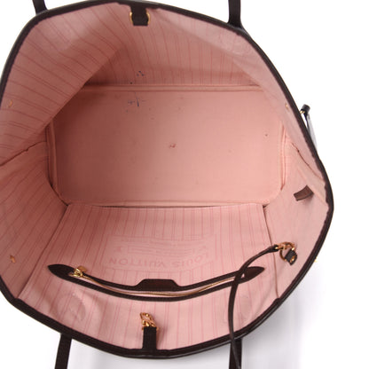 Louis Vuitton Damier Ebene Neo Neverfull MM Rose Ballerine 5 of 10