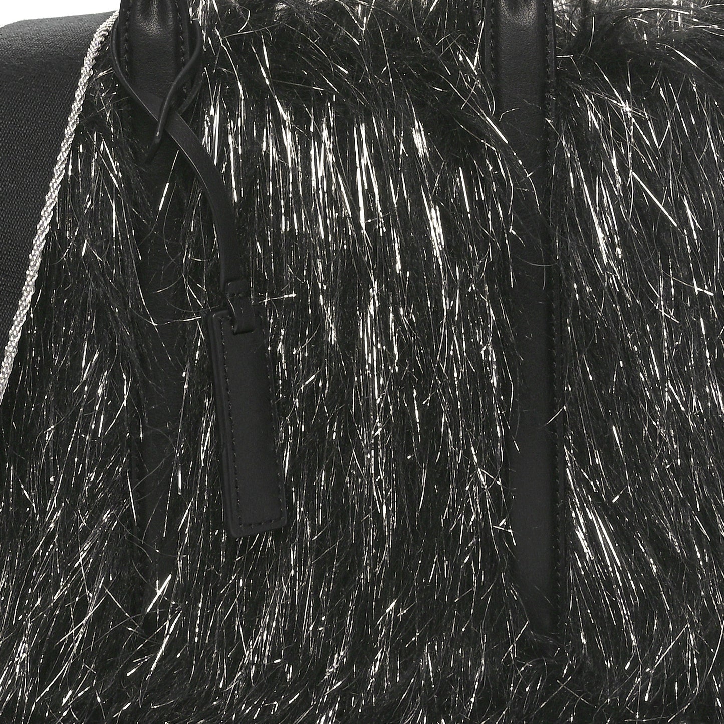 The Creature Small Tote Bag Black Silver