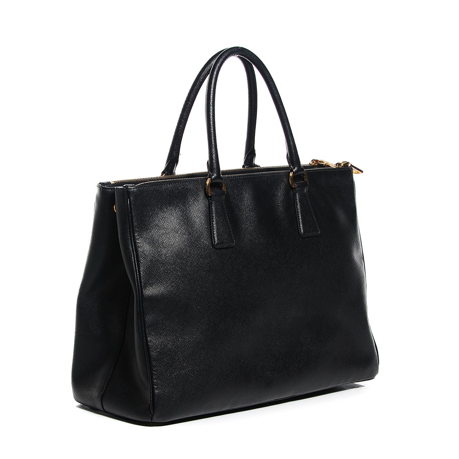 Prada Saffiano Large Galleria Double Zip Tote Black 3 of 9
