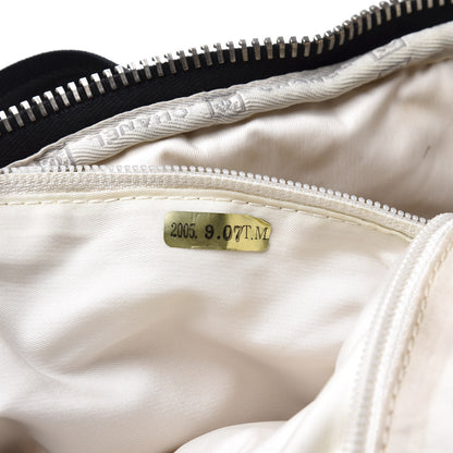 Chanel Nylon Quilted Logo Duffel Black 8 of 12