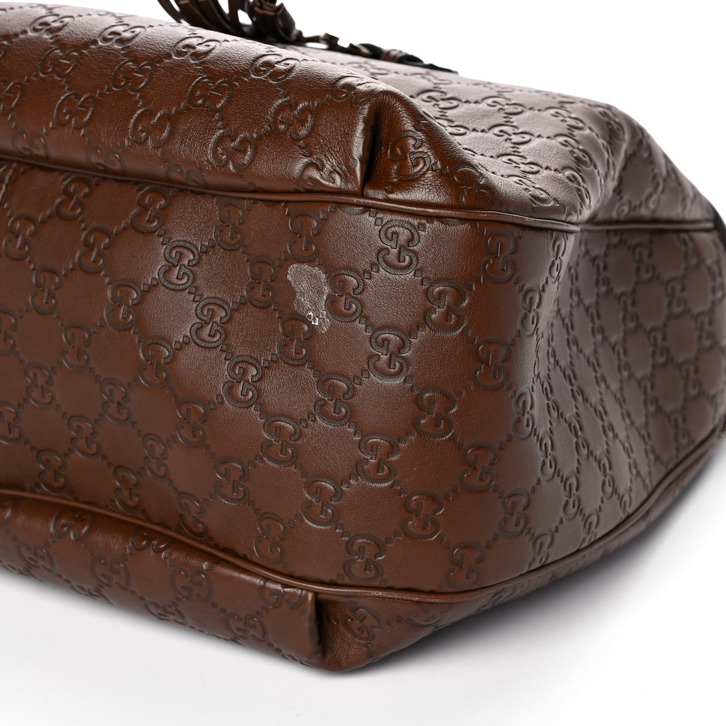 Guccissima Medium Emily Hobo Brown