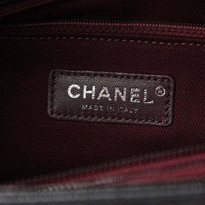 Chanel Caviar Chevron Quilted Small Coco Handle Flap So Black 5 of 10