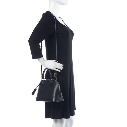 Louis Vuitton Epi Alma BB Black 2 of 12