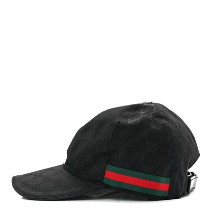 Gucci Monogram Web Baseball Hat M Black 3 of 10