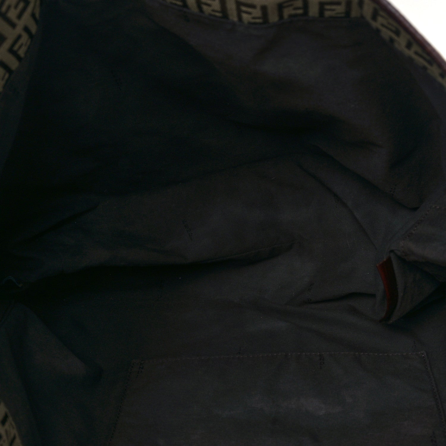 Fendi Zucchino Shopping Tote Tobacco Brown 5 of 9