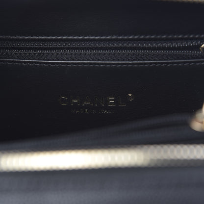 Chanel Caviar Quilted Medium CC Filigree Vanity Case Black 6 of 11