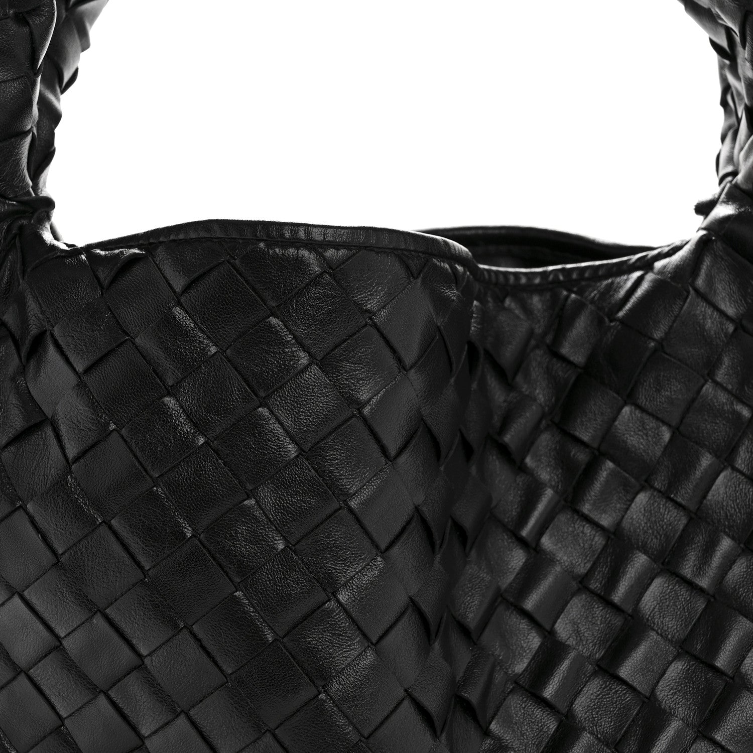 Bottega Veneta Calfskin Intrecciato Small Hop Black 8 of 14