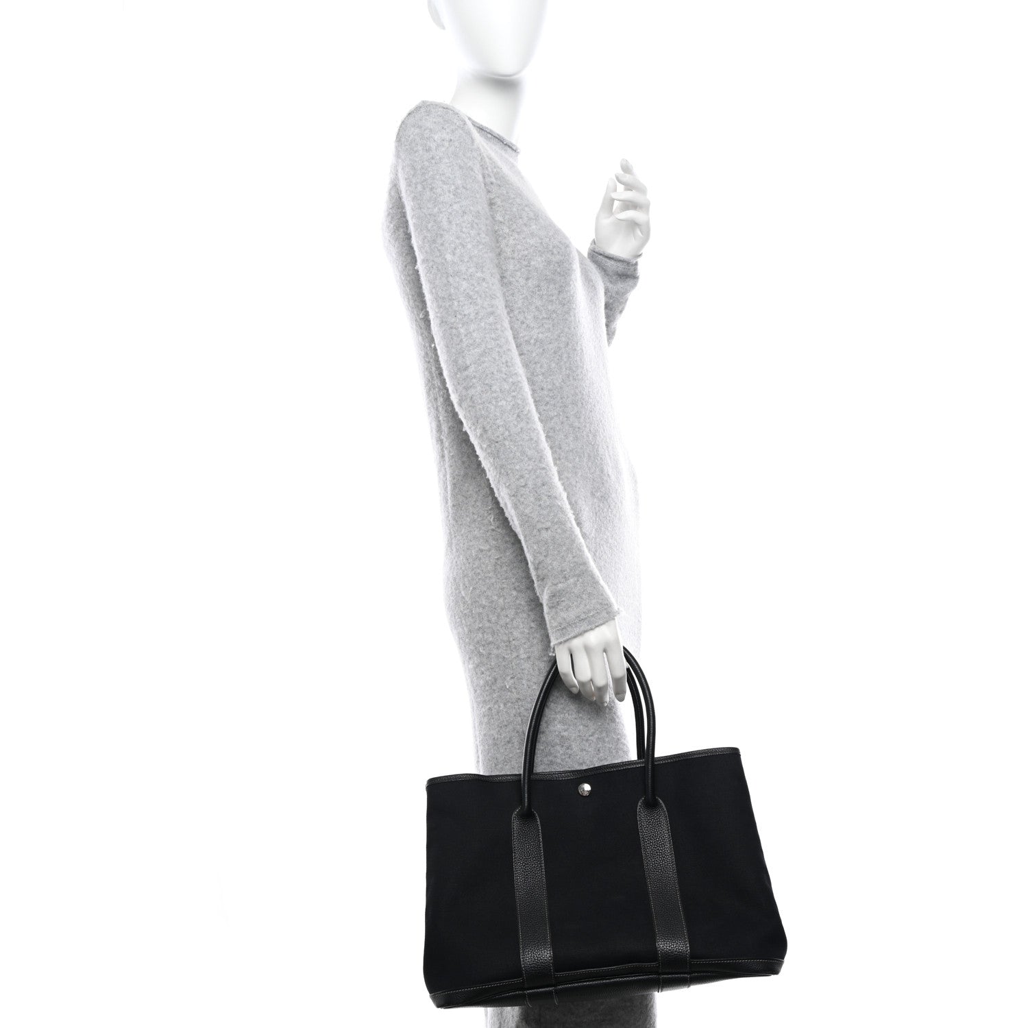 Hermes Toile Negonda Garden Party Tote 36 MM Black 2 of 10