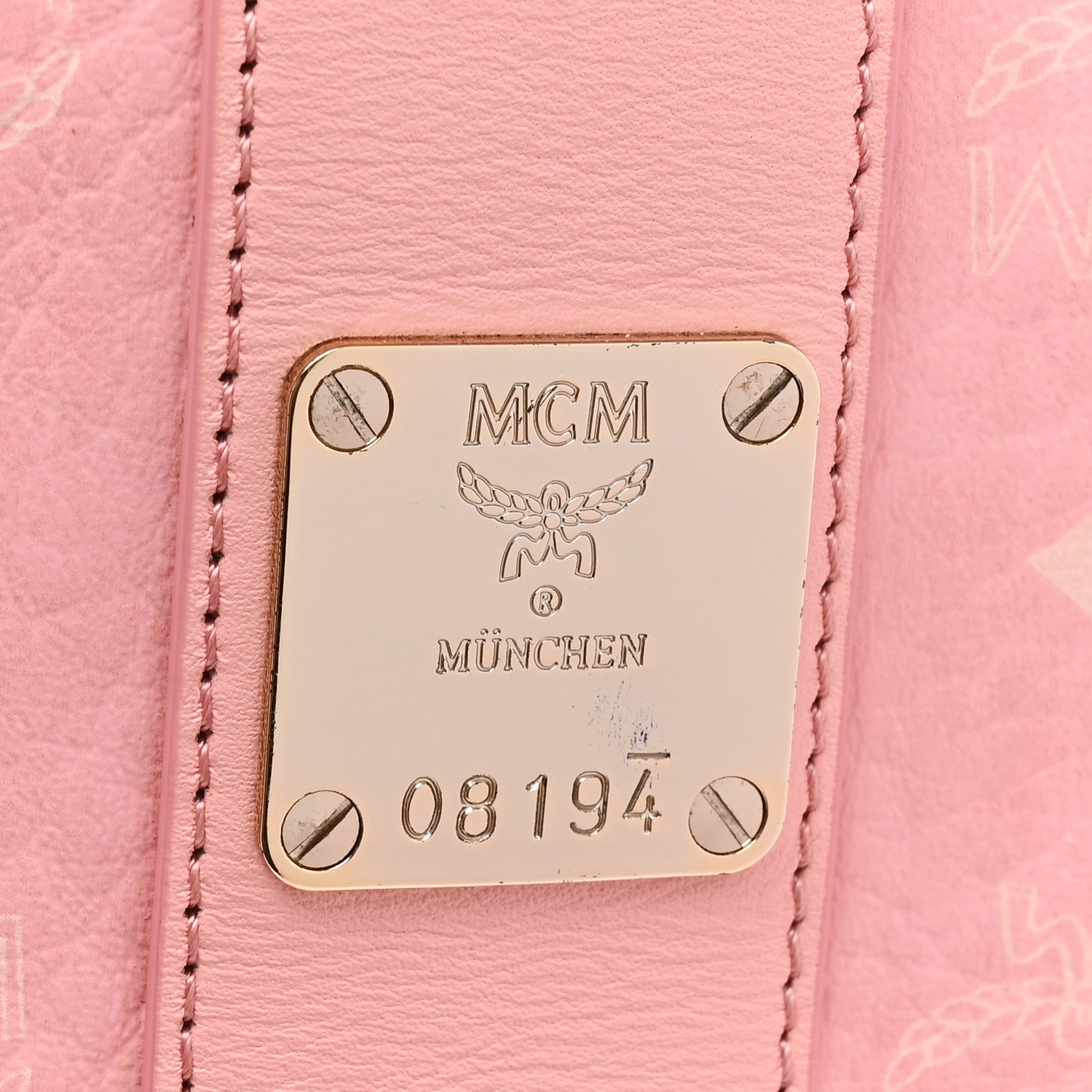 MCM Visetos Medium Liz Reversible Shopper Tote Pink 9 of 29