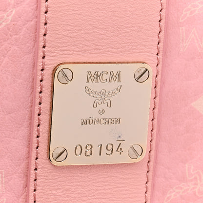 MCM Visetos Medium Liz Reversible Shopper Tote Pink 9 of 29