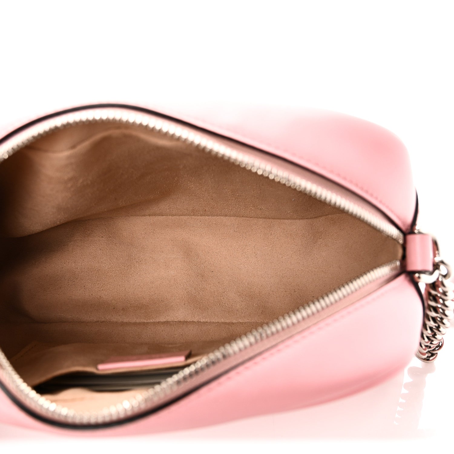 Gucci Calfskin Matelasse Small GG Marmont Chain Shoulder Bag Wild Rose 5 of 10