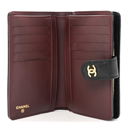 Chanel Caviar Quilted Zipped Pocket Wallet Black 5 of 10