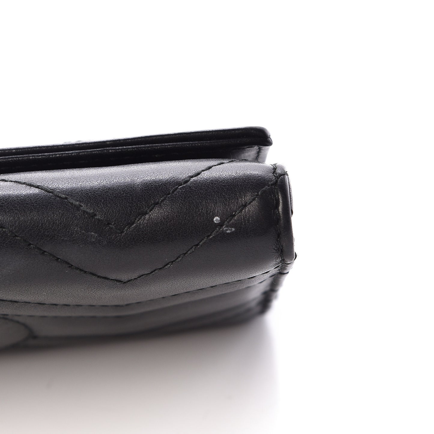 Calfskin Matelasse GG Marmont Continental Wallet Black