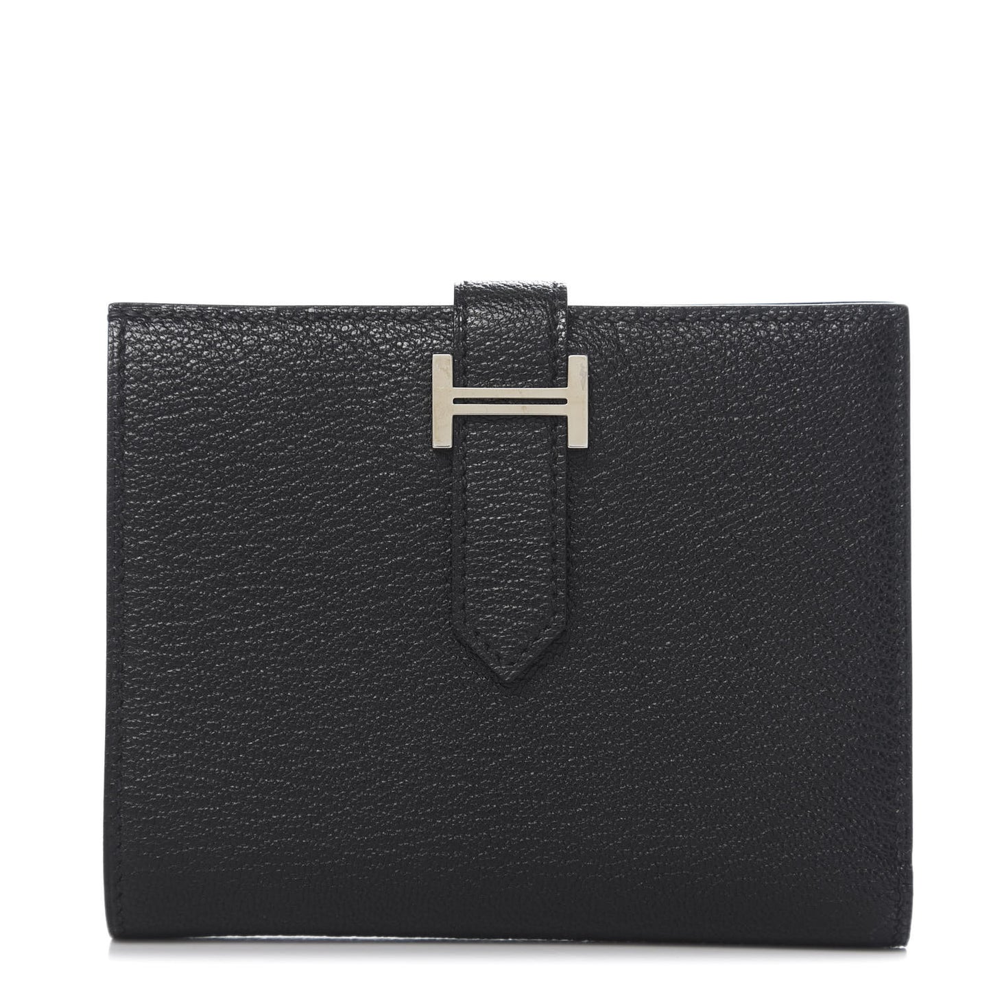 Chevre Mysore Bearn Compact Wallet Black