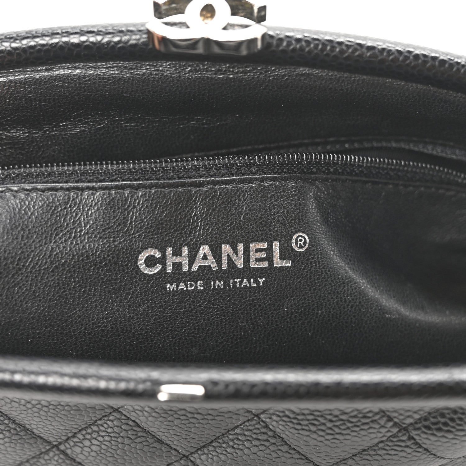 Chanel Caviar Quilted Timeless Clutch Black 5 of 10