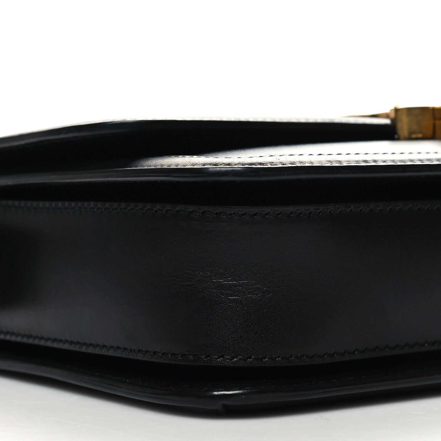 Saint Laurent Box Calfskin Monogram Medium Solferino Satchel Black 9 of 12