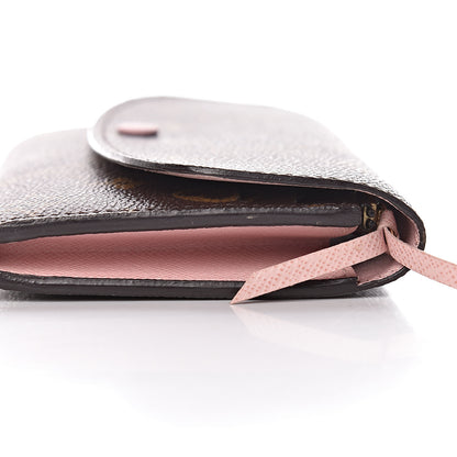 Louis Vuitton Monogram Emilie Wallet Rose Ballerine 13 of 14